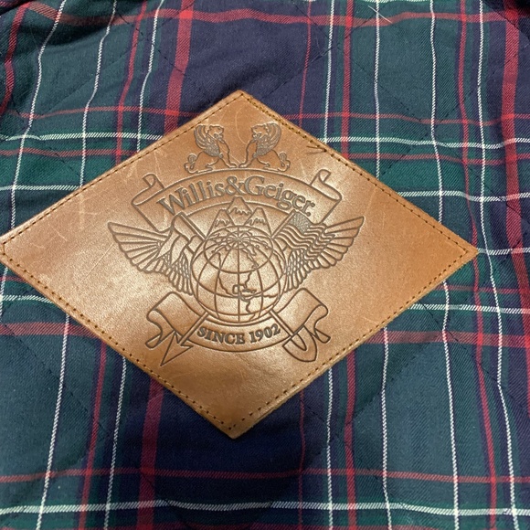 Willis & Geiger Leather Parka with fur Ruff- Size Large - Picture 5 of 8